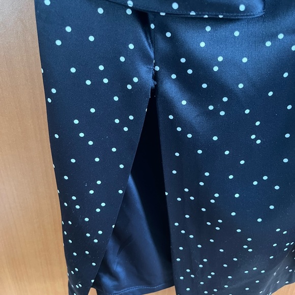 Bardot Strapless Peplum Pencil Dress Midnight Blue Confetti - Picture 8 of 8